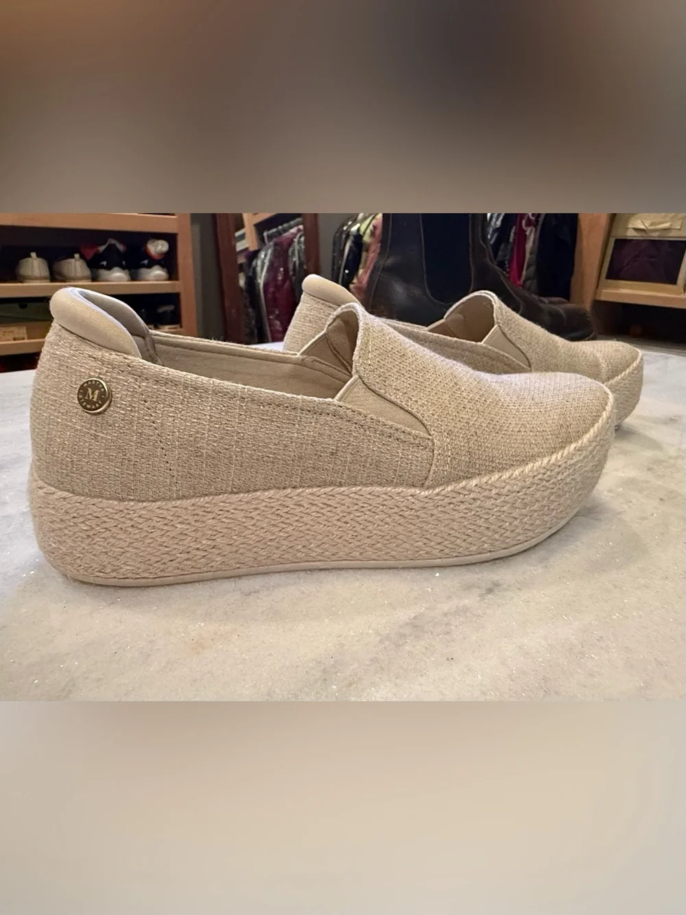 Skechers Martha Stewart Slip-on platform espadrilles